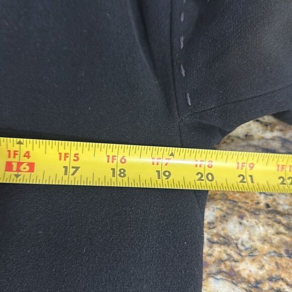 RIMIT Black Wool Blend Fur Trim High Neck Coat Size M - Picture 9 of 10